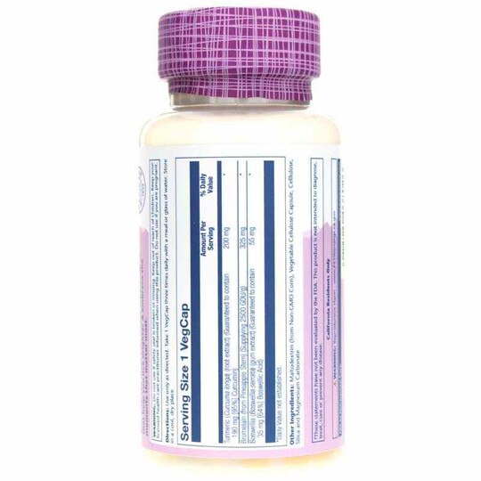 Turmeric with Bromelain & Boswellia, 95% Curcumin, 60 Veg Capsule, SLR