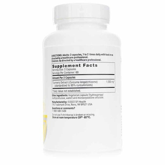 Turmeric Extract, 120 Veg Capsules, KL
