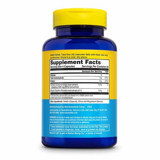 Turmeric Ginger Joint Ease, 100 Capsules, NTL