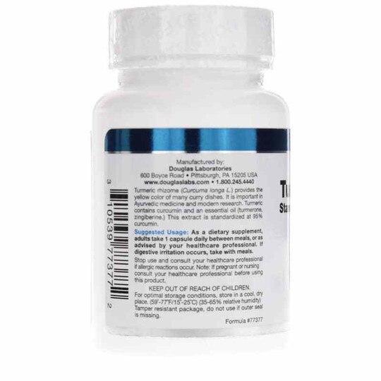 Turmeric Max-V 100 Mg, 60 Veg Capsules, DGL