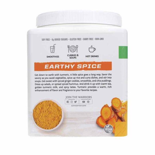 Turmeric Root Powder Organic, Sunwarrior