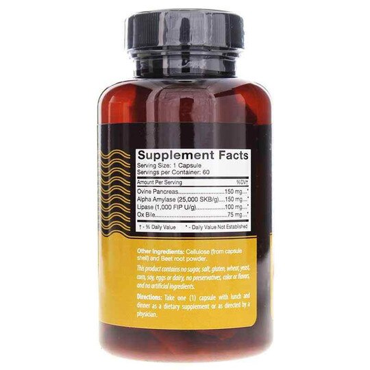 TypeZyme B, 60 Veg Capsules, DAPN