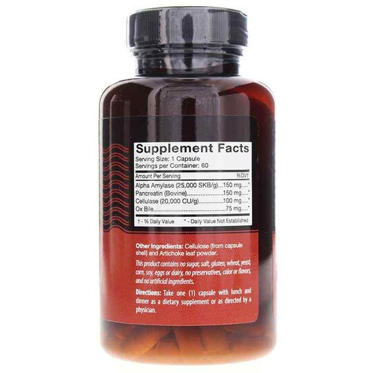TypeZyme O, 60 Veg Capsules, DAPN