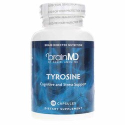 Tyrosine, 120 Capsules, BrainMD