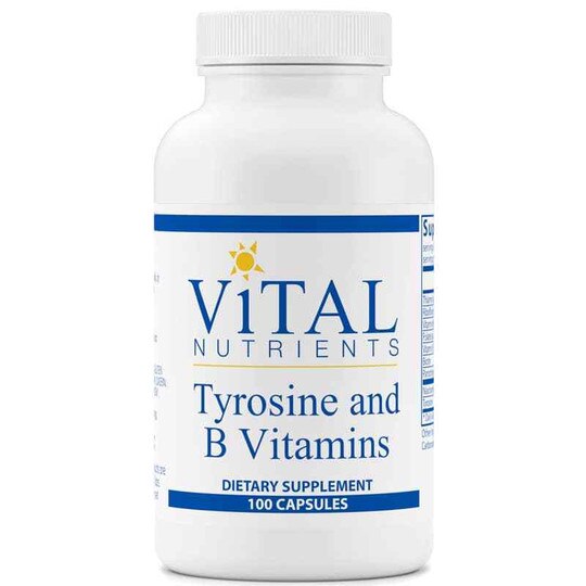 Tyrosine & B Vitamins, 100 Capsules, VTN