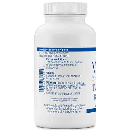 Tyrosine & B Vitamins, 100 Capsules, VTN