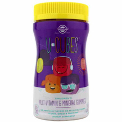 U-Cubes Children's Multivitamin & Mineral Gummies 1