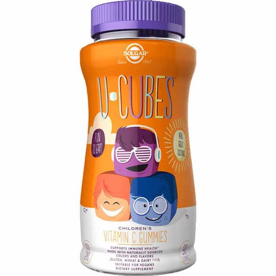 U-Cubes Children's Vitamin C Gummies, 90 Gummies, SLG