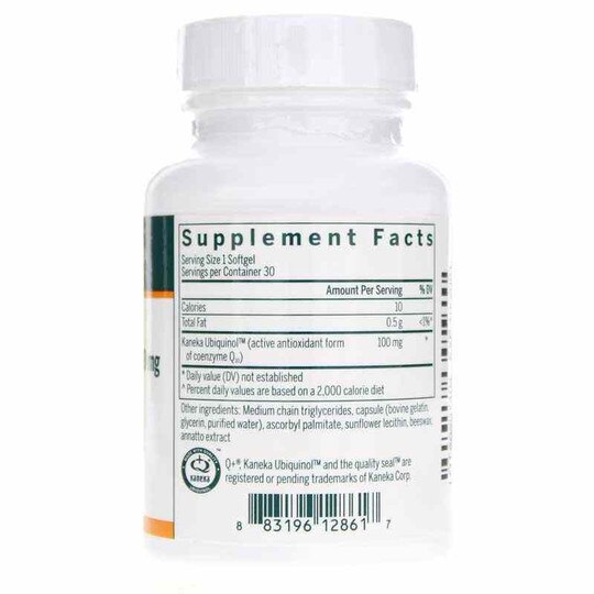 Ubiquinol 100 Mg, 30 Softgels, GEN