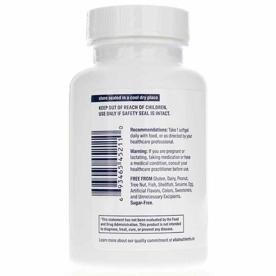 Ubiquinol CoQ10 100 Mg, 60 Veg Softgels, VTN
