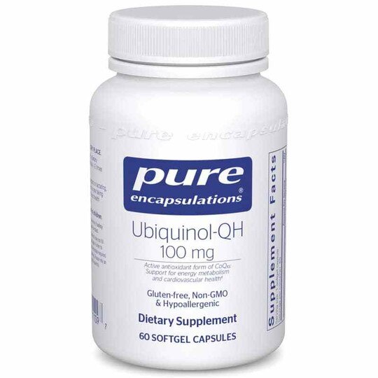 Ubiquinol-QH 100 Mg, 60 Softgels, PEC