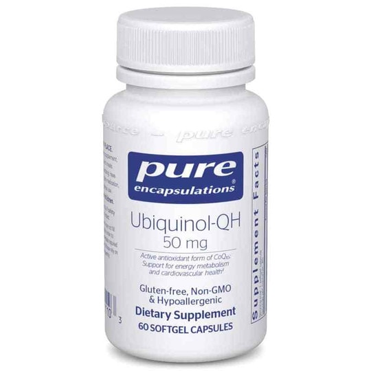 Ubiquinol-QH 50 Mg, 60 Softgels, PEC