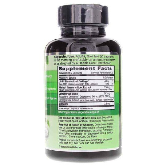 UC-II Joint Formula, 60 Veg Capsules, EMD