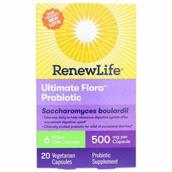 Ultimate Flora Probiotic 6 Billion Saccharomyces Boulardii 1