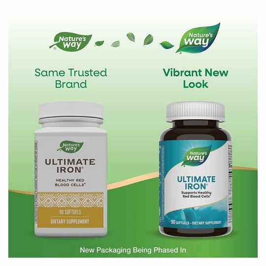 Ultimate Iron, 90 Softgels, NWA