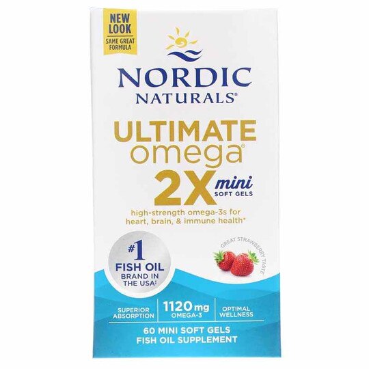 Ultimate Omega 2X Mini, 60 Softgels, NRN