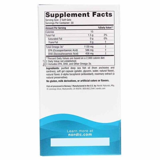 Ultimate Omega 2X Mini, 60 Softgels, NRN