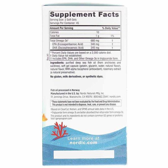 Ultimate Omega Junior, 90 Softgels, NRN