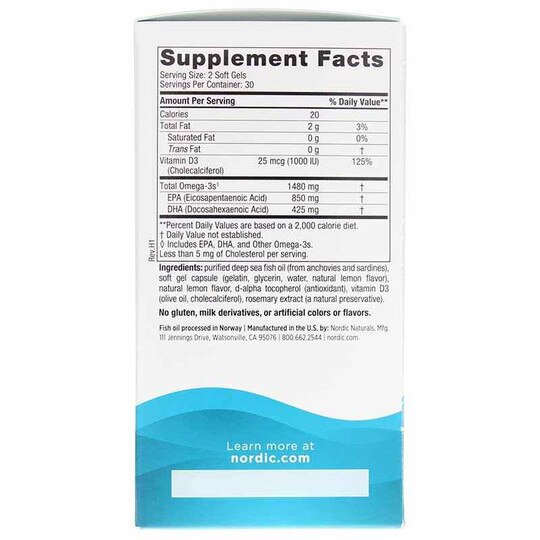 Ultimate Omega Xtra, 60 Softgels, NRN