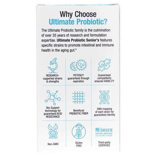 Ultimate Probiotic Senior's 35 Billion, 30 Veg Capsules, NF