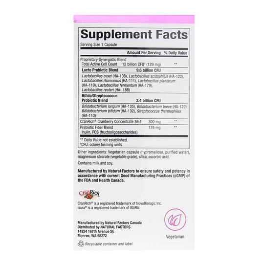 Ultimate Probiotic Women's Formula, 60 Veg Capsules, NF