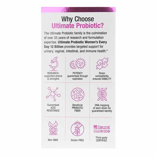 Ultimate Probiotic Women's Formula, 60 Veg Capsules, NF