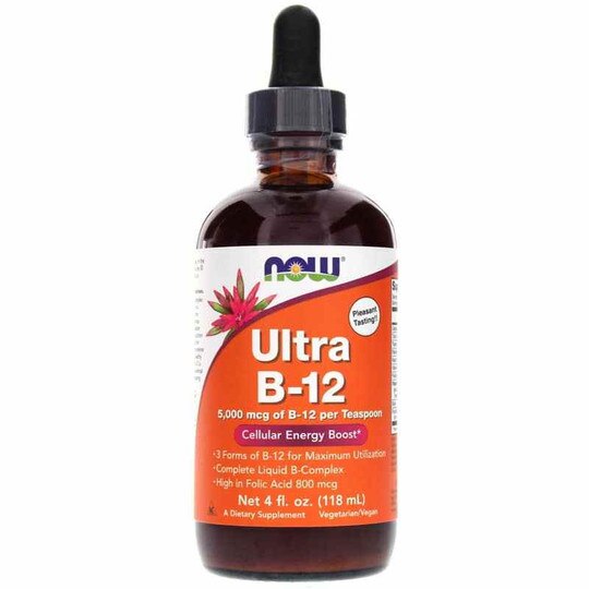Ultra B-12 Liquid, NOW