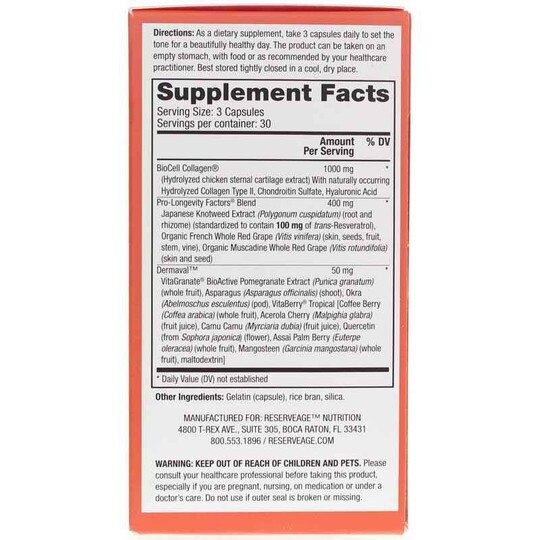Ultra Collagen Booster, 90 Capsules, RVN