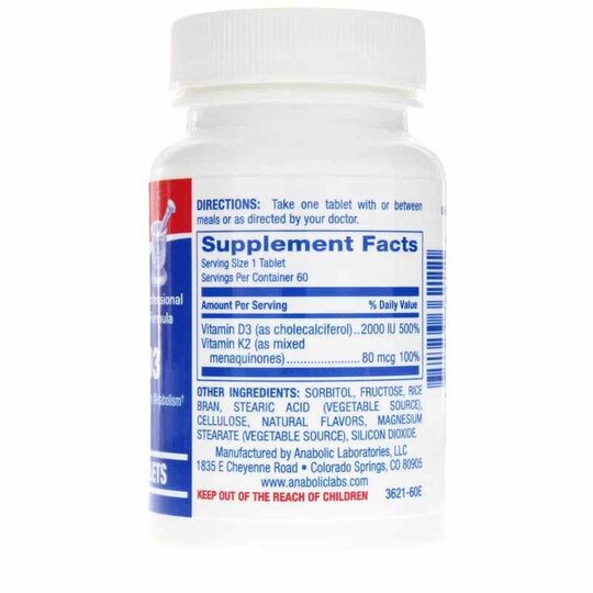 Ultra K2-D3, 60 Chewable Tablets, ANL