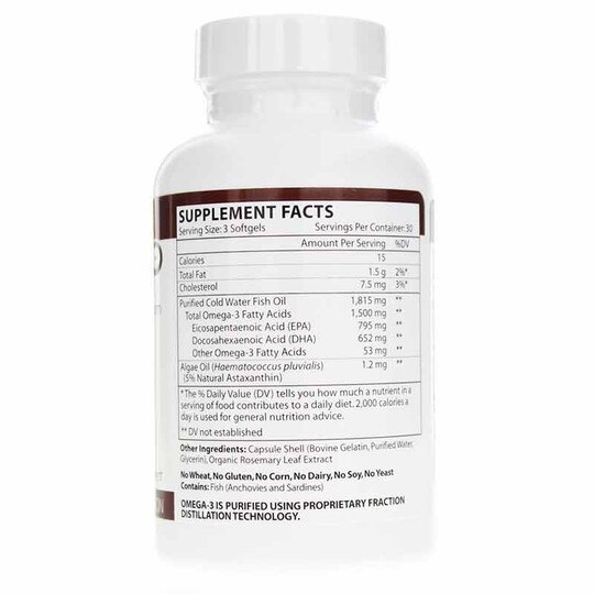 Ultra Omega-3 with Astaxanthin, 90 Softgels, VNC