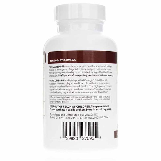 Ultra Omega-3 with Astaxanthin, 90 Softgels, VNC