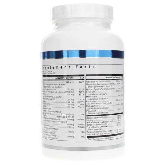 Ultra Preventive III Multivitamin Tablets, 180 Tablets, DGL