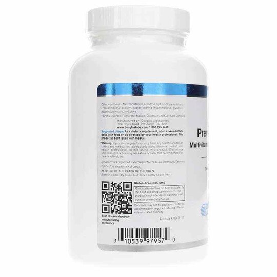 Ultra Preventive III Multivitamin Tablets, 180 Tablets, DGL