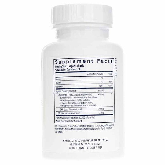 Ultra Pure Vegan Omega SPM+, 90 Vegan Softgels, VTN
