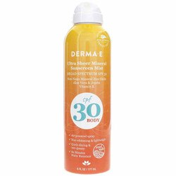Ultra Sheer Mineral Body Sunscreen Mist SPF 30 1