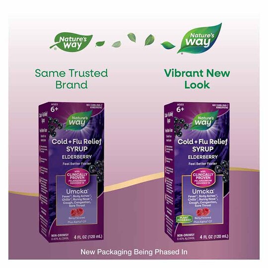 Umcka Cold + Flu Elderberry Syrup, 4 Oz, NWA