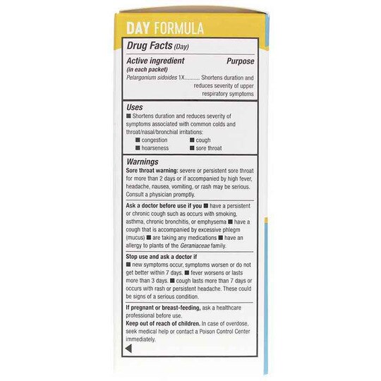 Umcka ColdCare Day + Night Drink Mix, 12 Packets, NWA