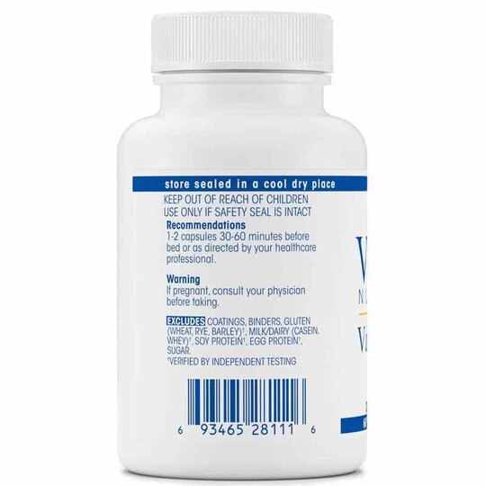 Valerian Root 625 Mg, 60 Veg Capsules, VTN
