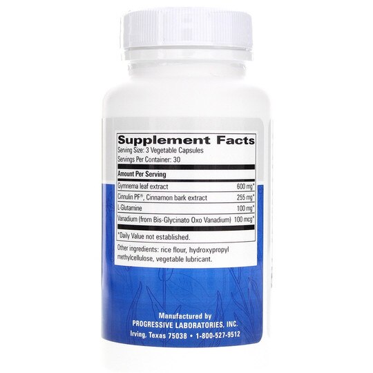 Vanadium Complex with Cinnulin PF, 90 Veg Capsules, PGL