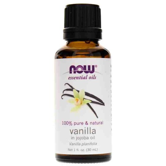 Vanilla Essential Oil in Jojoba, 1 Oz, NOW