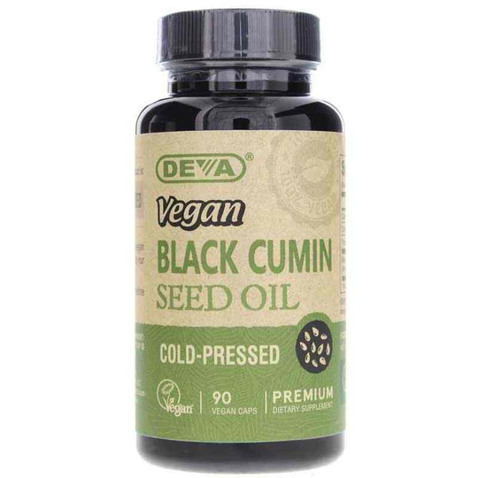Vegan Black Cumin Seed Oil, 90 Vegan Capsules, DN