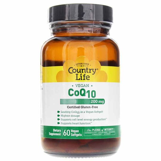 Vegan CoQ10 200 Mg, 60 Vegan Softgels, CTL