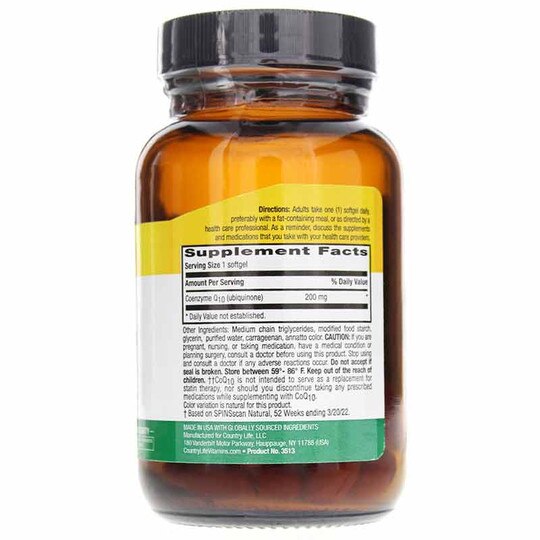 Vegan CoQ10 200 Mg, 60 Vegan Softgels, CTL
