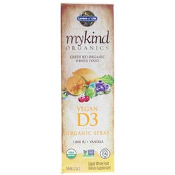 Vegan D3 1,000 IU Organic Spray Vanilla