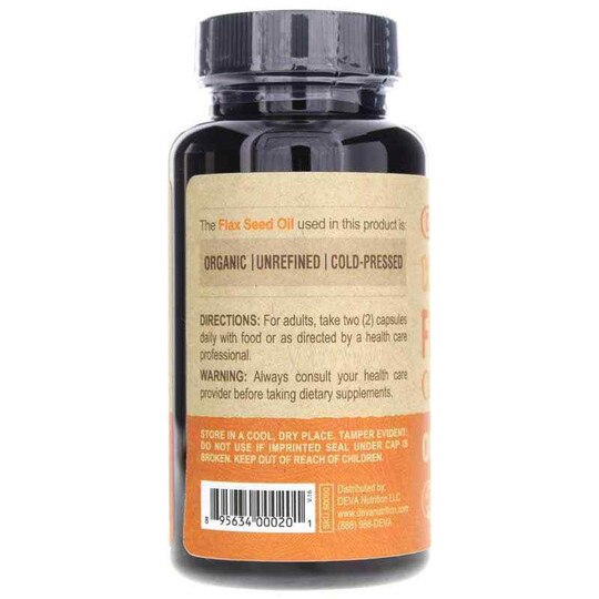 Vegan Flaxseed Oil, Deva Nutrition Vegan Flaxseed Oil, Deva Nutrition