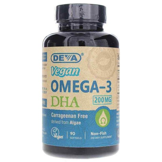 Vegan Omega-3 DHA, 90 Vegan Softgels, DN