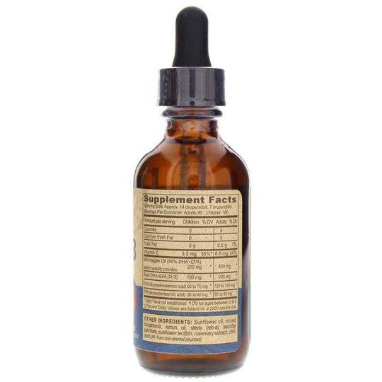 Vegan Omega-3 DHA-EPA Liquid, 2 Oz, DN