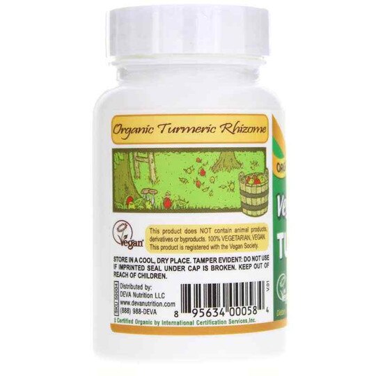 Vegan Turmeric Organic, 90 Tablets, DN
