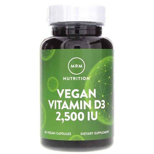 Vegan Vitamin D3 2,500 IU, 60 Vegan Capsules, MRM