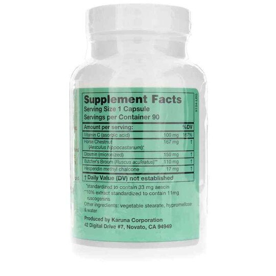 Venous Support, 90 Veg Capsules, KRU